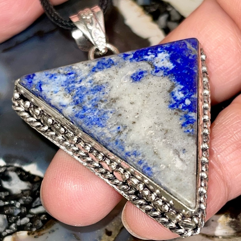 Lapis Lazuli Pendant 2 1/4”
